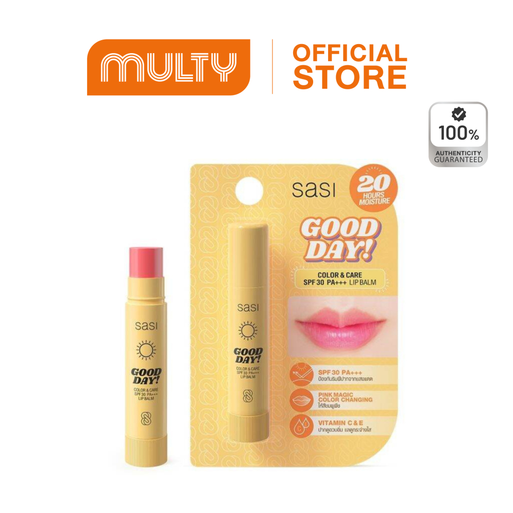 Sasi-Good Day Color&Care Spf30 Pa+++ Lip Balm 3.5g ลิปบาล์ม
