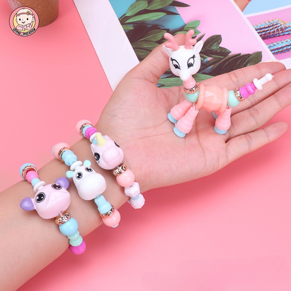 กำไลแปลงร่าง สร้อยคอ ที่ห้อยกระเป๋า ต่อความยาวได้ ของเล่นเด็กอนุบาล เสริมความคิดสร้างสรรค์ - รูปที่ 2