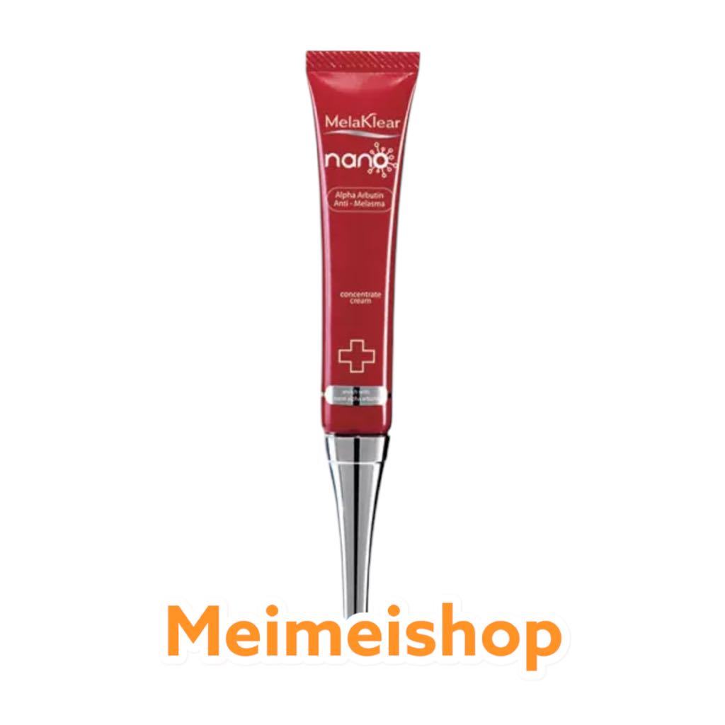 Mistine Melaklear Nano Alpha Arbutin Anti-Melasma Concentrate Cream 10g เมลาเคลียร์ นาโน อัลฟ่า อาร์บูติน แอนตี้-เมลาสมา