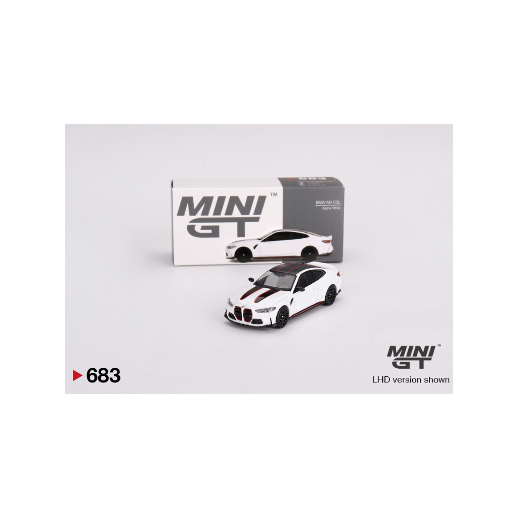 MINI GT 1/64 BMW M4 CSL Alpine White