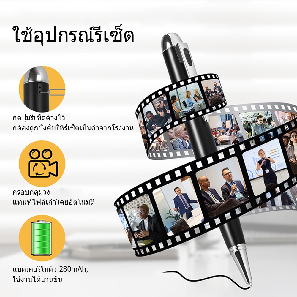กล้อง DV ขนาดเล็ก 1080P ไมโครโฟน 2.0MP ในตัวรองรับการ์ดหน่วยความจำ 128GB เครื่องบันทึกวิดีโอ V9