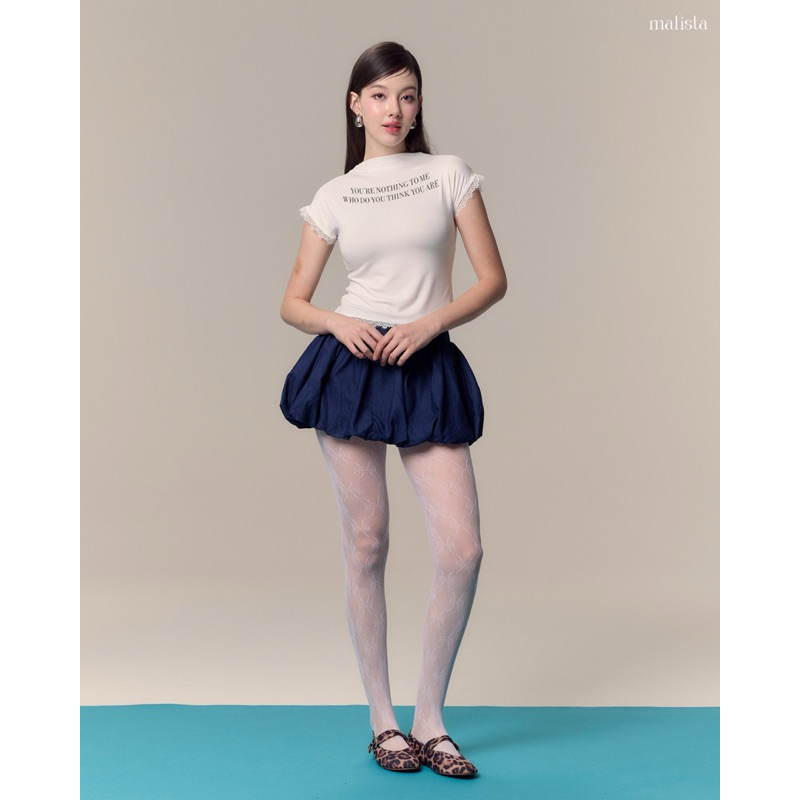WODERGIRL - TOP เสื้อสกรีนอักษร