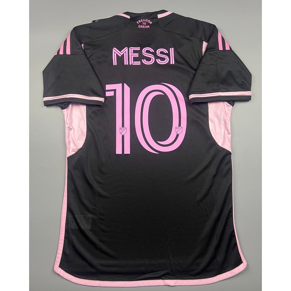 SALE !!! เสื้อบอล เพลเย่อ 2023-24 อินเตอร์ ไมอามี เยือน สีดำ 10 MESSI Player Inter Miami Away Cecat