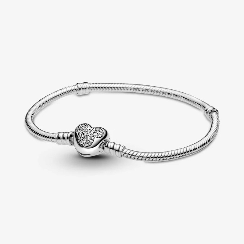 Pandora Disney Mickey Bracelet แพนโดร่าสร้อยข้อมือดิสนีย์หัวมิกกี้ ของแท้ มือหนึ่งทุกชิ้น