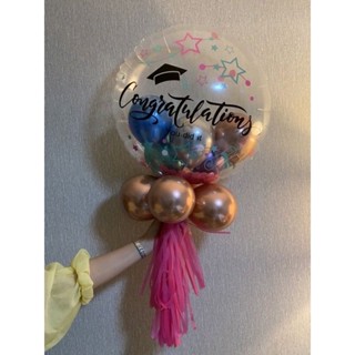 สินค้าขายดี : เซ็ทลูกโป่ง diy พิมพ์ลาย congratulations 24