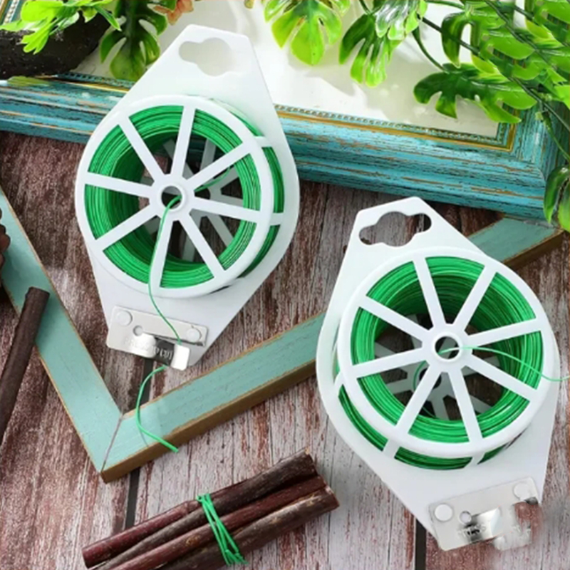 สินค้าพร้อมส่ง ลวดมัดต้นไม้ 200 เมตร ลวดอเนกประสงค์ gardening tie ใช้งานง่ายสะดวกสบายพร้อมที่ตัดให้ในตัว