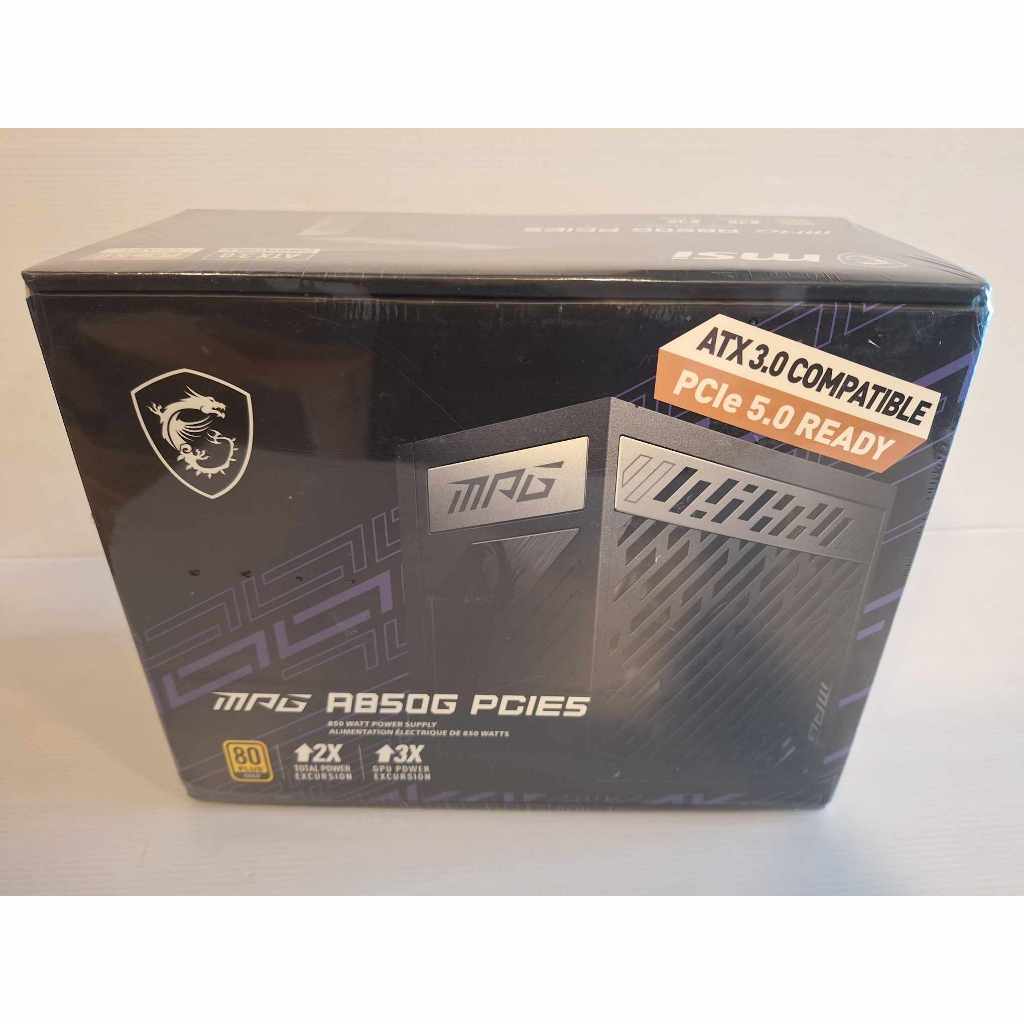 เอ็มเอสไอ MPG A850G PCIE5 850W 80PLUS GOLD แหล่งจ่ายไฟ ATX สีดำ