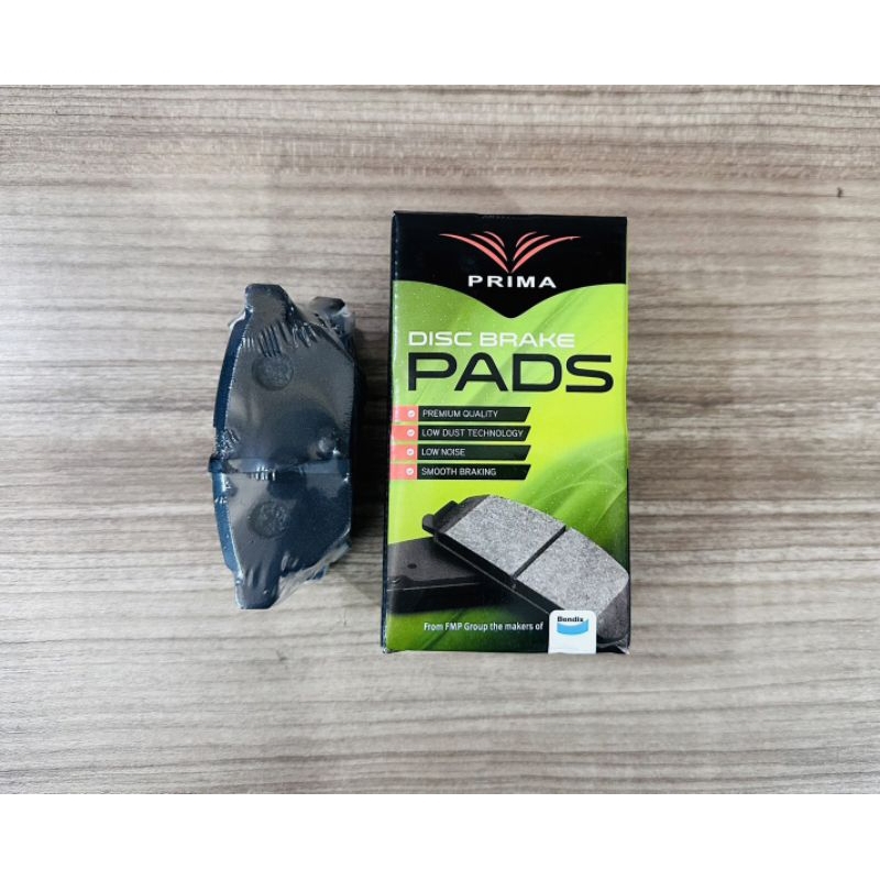 Bendix Prima ผ้าดิสเบรคหลัง PDB1786 TOYOTA วีออส 1.5 S (XP90)07-12, วีออส 1.5 G/S (XP150)13-on, วีออส 1.5 G/S 17-on