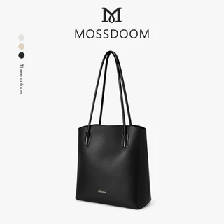 MOSSDOOM Plexy Bag กระเป๋าสะพายไหล่ผู้หญิง กระเป๋าถือ ทรงเรียบง่าย มีสามสี