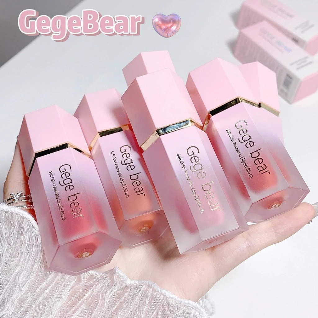 Gecomo บลัชออนเนื้อครีม เนื้อแมตต์กํามะหยี่ สีชมพู thumbnail 4