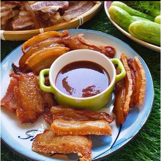 หมูสามชั้นแดดเดียวขนาด200กรัม นุ่มไม่เหนียว อร่อย