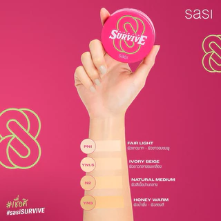 พร้อมส่ง💓| Sasi Girls Can Survive Foundation Powder ขนาด 8.5g. ศศิ แป้งพัฟ ผสมรองพื้น คุมมัน