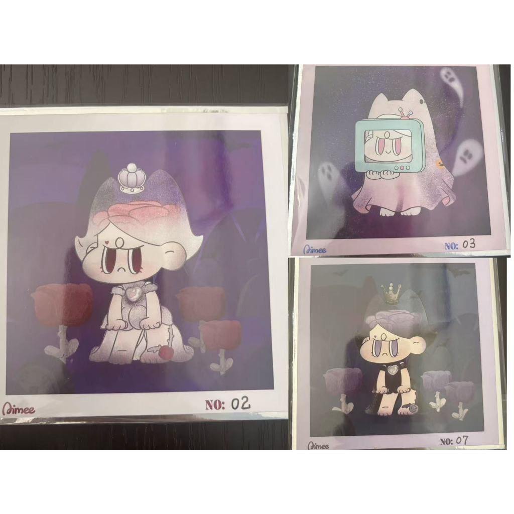 Angry Aimee qibao halloween signature board