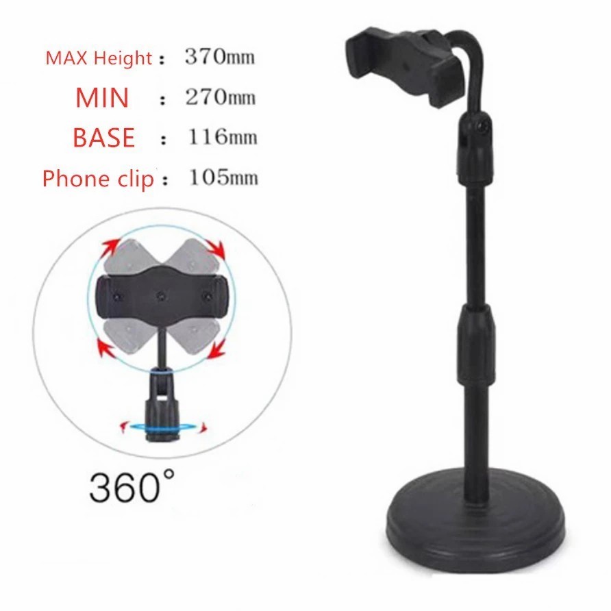 ขาตั้งมือถือ แท่นวางมือถือ ที่วางโทรศัพท์โต๊ะ แท๊บเล็ตที่วางโทรศัพท์มือถือ พับเก็บและพกพาได้ - รูปที่ 7