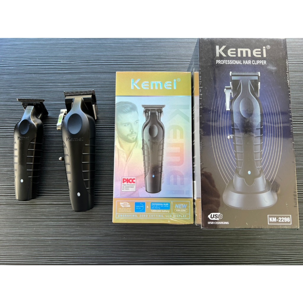 New***โปรชุดคู่สุดคุ้ม*** ปัตตาเลี่ยน ไร้สาย Kemei KM-2269 และกันขอบ Kemei KM-2299 ชาร์จ USB