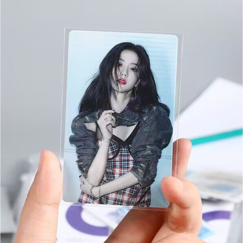 ☘️ พร้อมส่ง | ถูก☘️【 ซองใส่การ์ด ศิลปิน 】ถุงแก้วใส่การ์ด ถุงใส่การ์ด ซองใส card sleeve