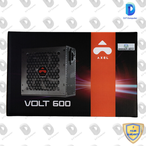 PSU AXEL VOLT 600W สินค้าใหม่ ประกัน 3 ปีเต็ม