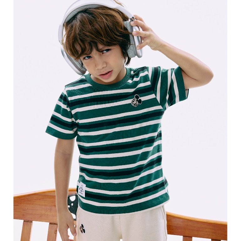 GIORDANO เสื้อยืดเด็ก Junior's Printed Tee 03084256
