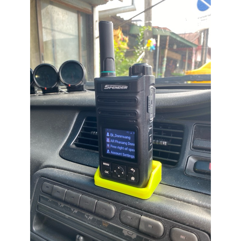 แท่นวาง วิทยุสื่อสาร poc spender tc 7G tc-7G แขวนวิทยุสื่อสาร ติดรถยนต์ ติดโต๊ะ ของแท้ จัดส่งเร็ว มี