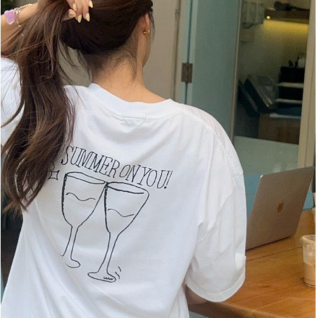 WW “Summer on You” Oversized Tee | FREE postcard | WOKEANDWISE