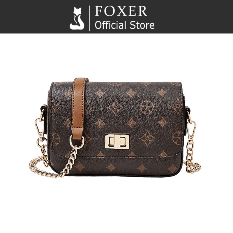 FOXER กระเป๋าสะพายสำหรับผู้หญิงออกแบบพรีเมี่ยมที่เรียบง่าย