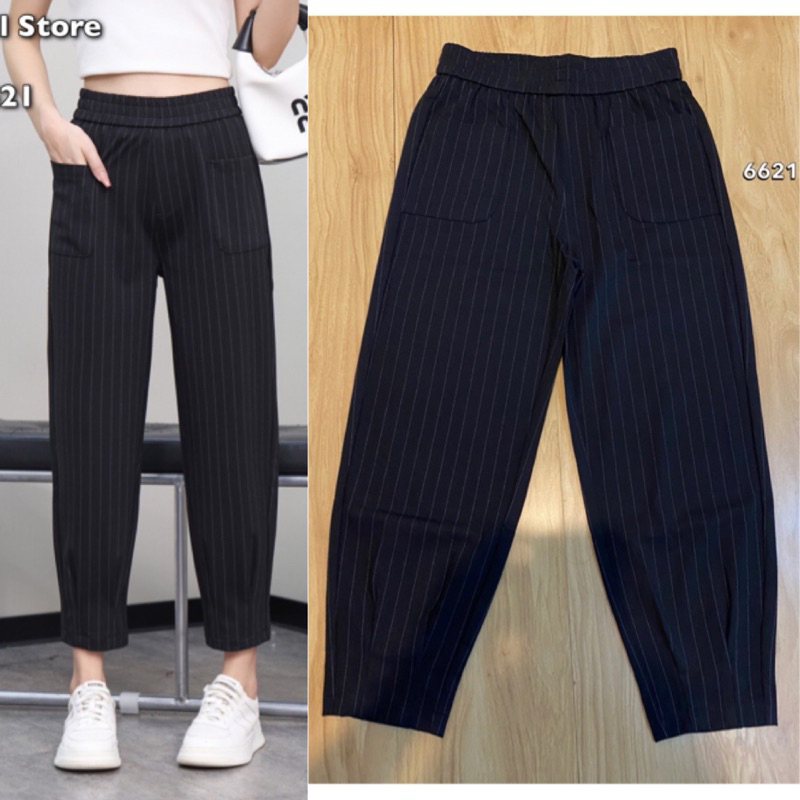 6621  กางเกงลายทาง Dolly Dell