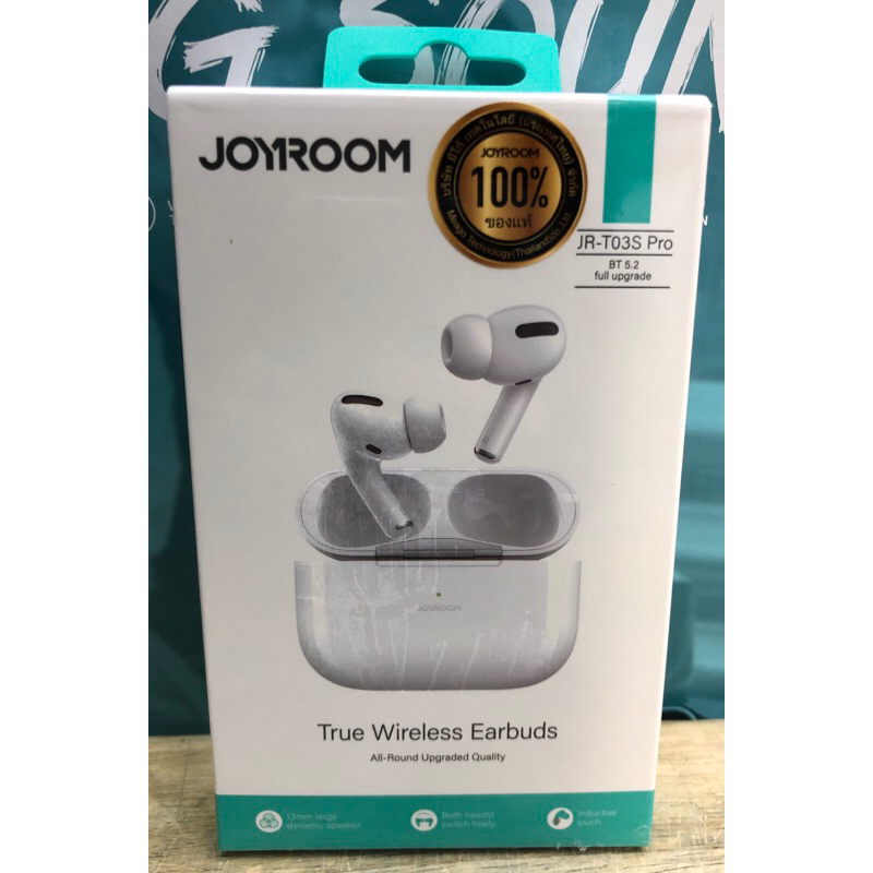 JOYROOM รุ่น JR-T03S PRO  Wireless Earbuds หูฟังไร้สาย หูฟังบลูทูธ ลดเสียงรบกวน ใช้งานได้ยาวนานทั้งฟังเพลงและสนทนา