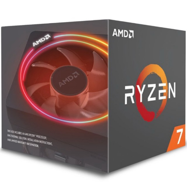 CPU (ซีพียู) AMD AM4 RYZEN 7 2700X (4.30GHz) 8C/16T R7 2700X ตัวท็อป พร้อมส่ง