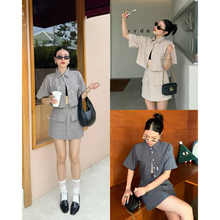 LAYLA TOP ได้เฉพาะเสื้อครอปแขนสั้น 3 ไซซ์ งานตัด THESUNCO