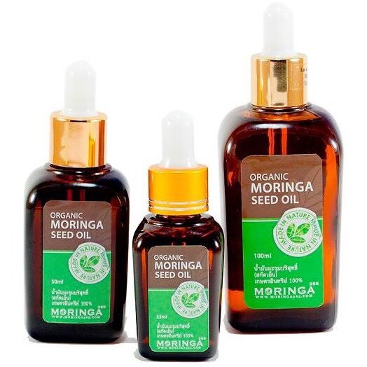 Neo Moringa 365 น้ำมันเมล็ดมะรุม ออร์แกนิค 100% ( สกัดเย็น /ขวดเหลี่ยม)