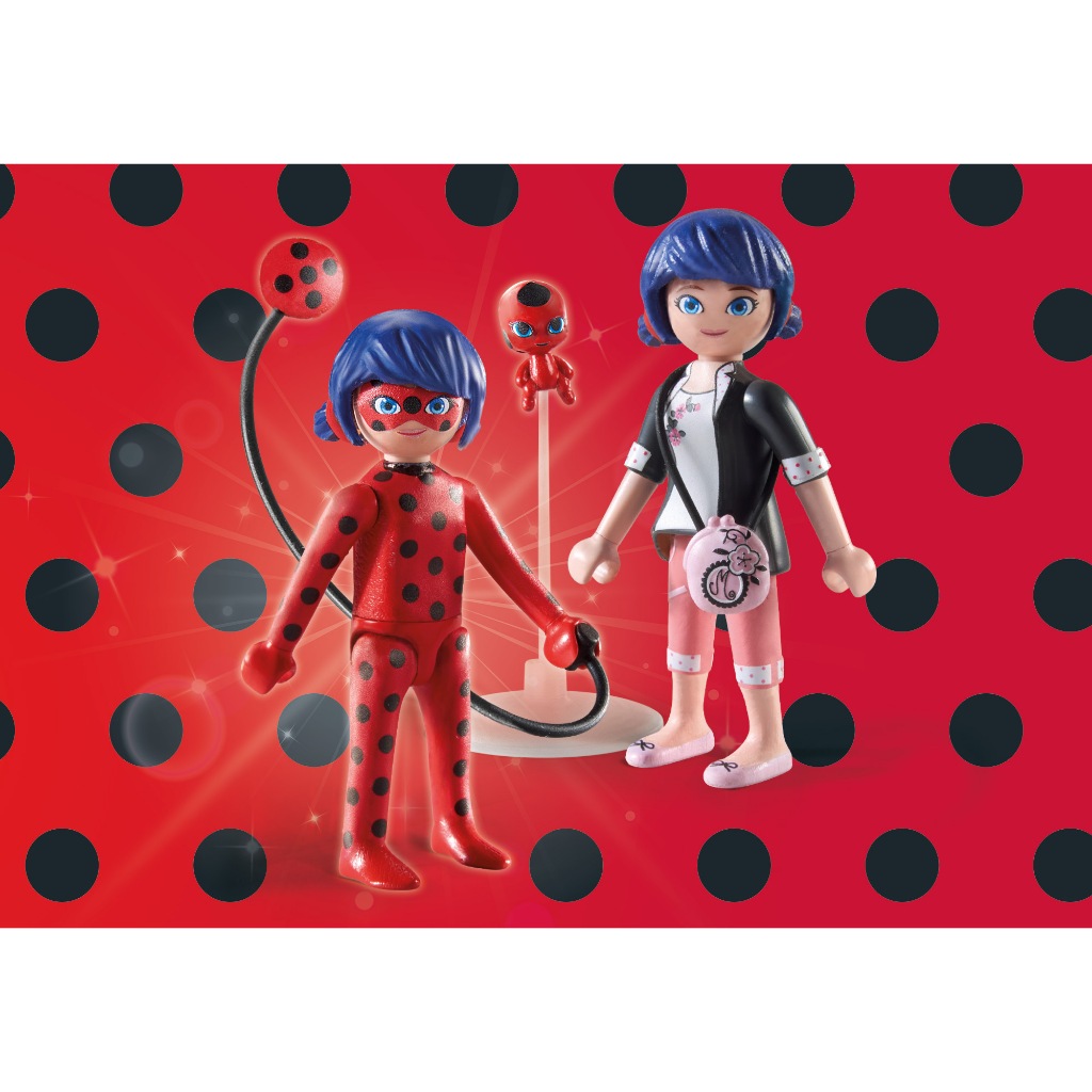 Playmobil 71336 Miraculous: Marinette & Ladybug แอคชั่นฟิกเกอร์ มิราคูลัส มาริเน็ตต์และเลดี้บั๊ก