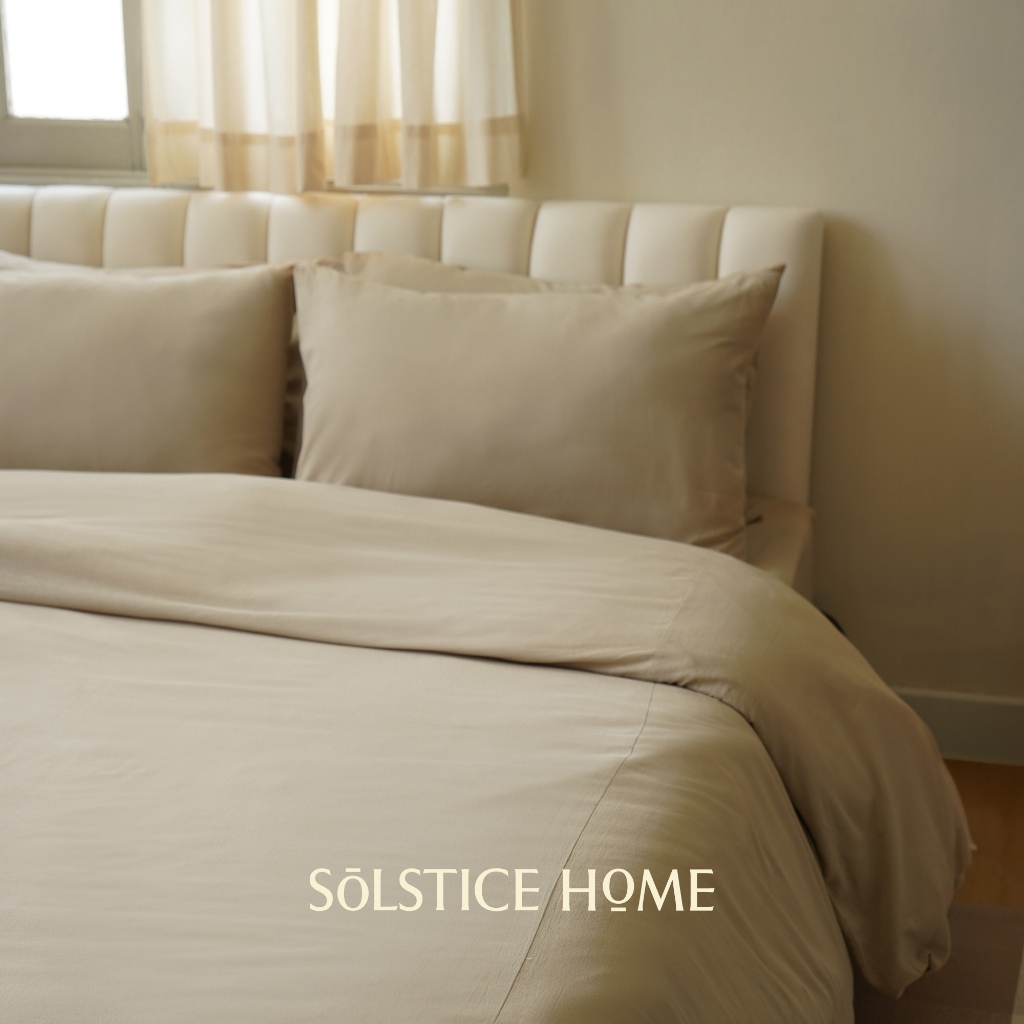 (สั่งตัด 2-3วัน) ชุดผ้าปูที่นอน / ปลอกผ้านวม / ปลอกหมอน Solstice Home ผ้า Plain Cotton สีพื้น ราคา ถูกที่สุด ดีลบีเคเค แกลเลอรีภาพที่ 7