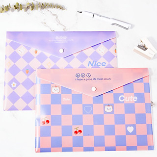 ซองเอกสาร ขนาด A4 ลายน่ารัก แฟ้ม พลาสติก หนากว่าเดิม ลายเยอะ…