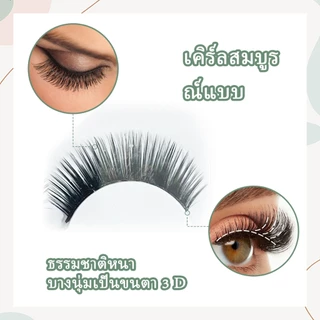 1 paire yelashes 3D ขนตาปลอม 1 คู่ ขนตาปลอมธรรมชาติ Extensions Eyelashes Natural Lashes ชุดแปรงแต่งหน้า