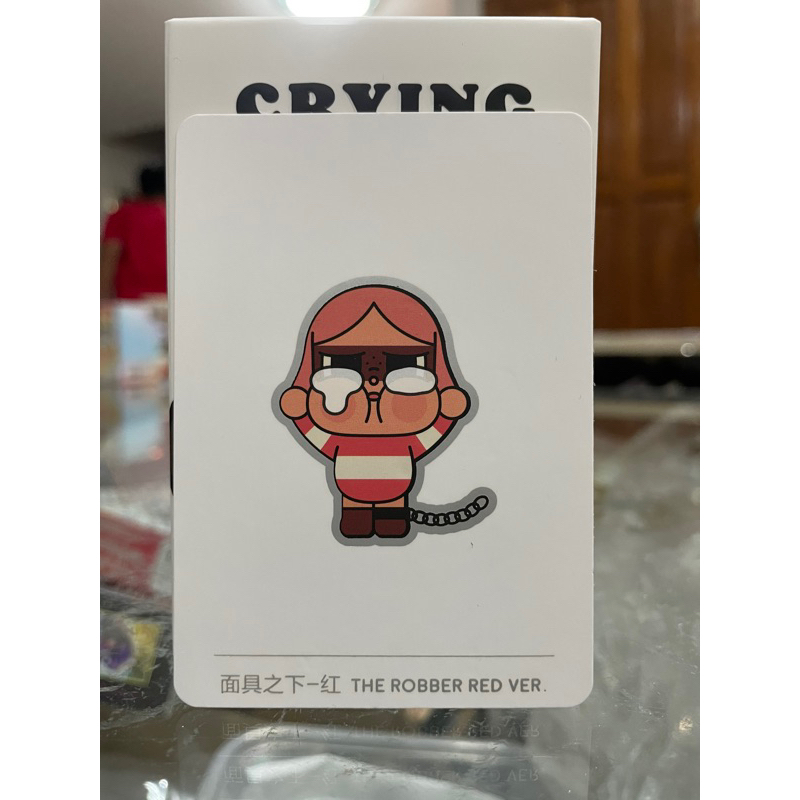 CRYBABY Crying Again Series (Secret) The Robber Red เช็คการ์ด ไม่แกะซอง 🔥โคดลด30%