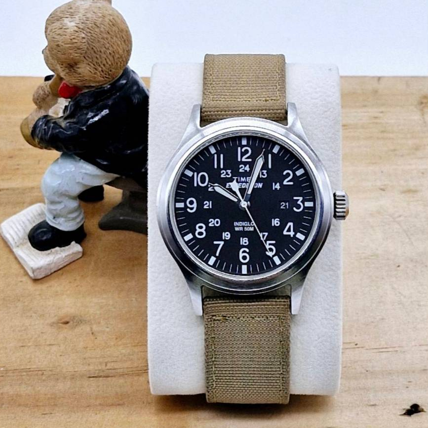 นาฬิกาวินเทจ Timex Expedition Scout _Vintage Field watch นาฬิกาญี่ปุ่นมือสอง...สภาพใหม่มาก