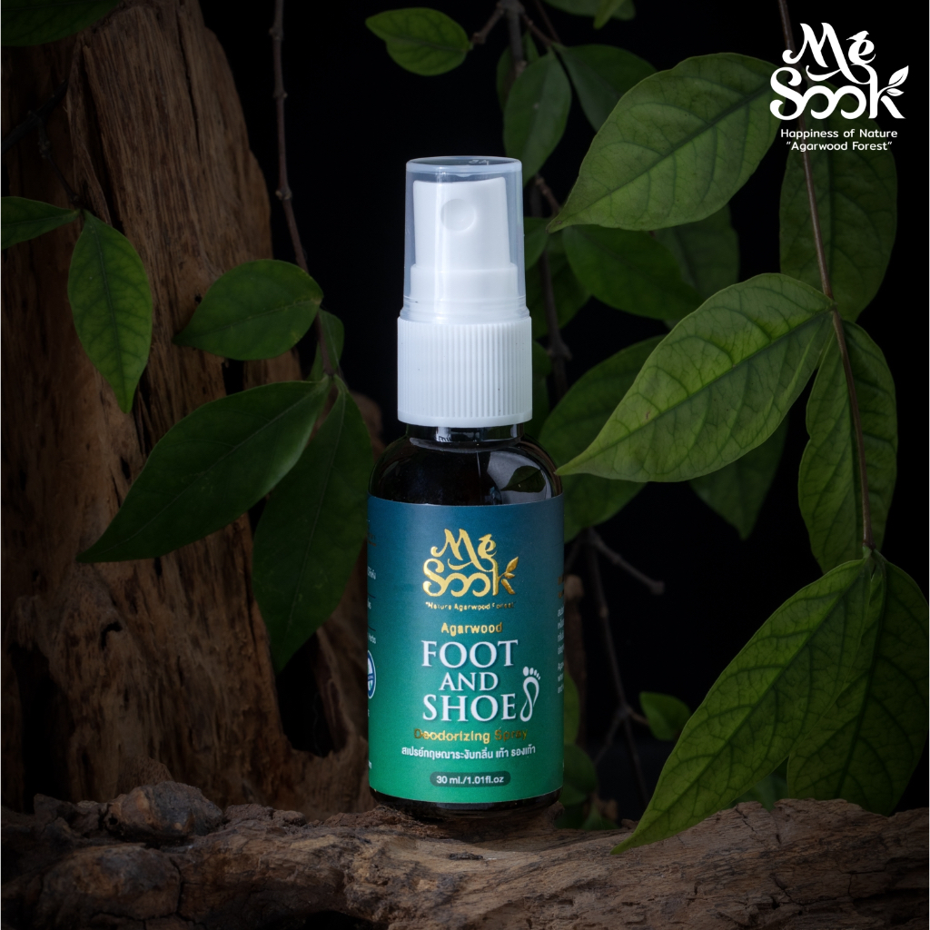 MESOOK Agarwood Deodorant Foot Spray สเปรย์ระงับกลิ่นเท้า 30 ml. ยาวนานกว่า 24 ชม.