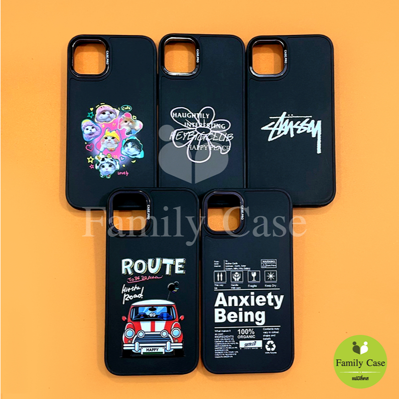 เคสนิ่ม ไอโฟน 11 14+ 16 16Pro 16ProMax / RealmeC11(2021) Redmi 9A 13C A3 กันเลนส์กล้องเงา