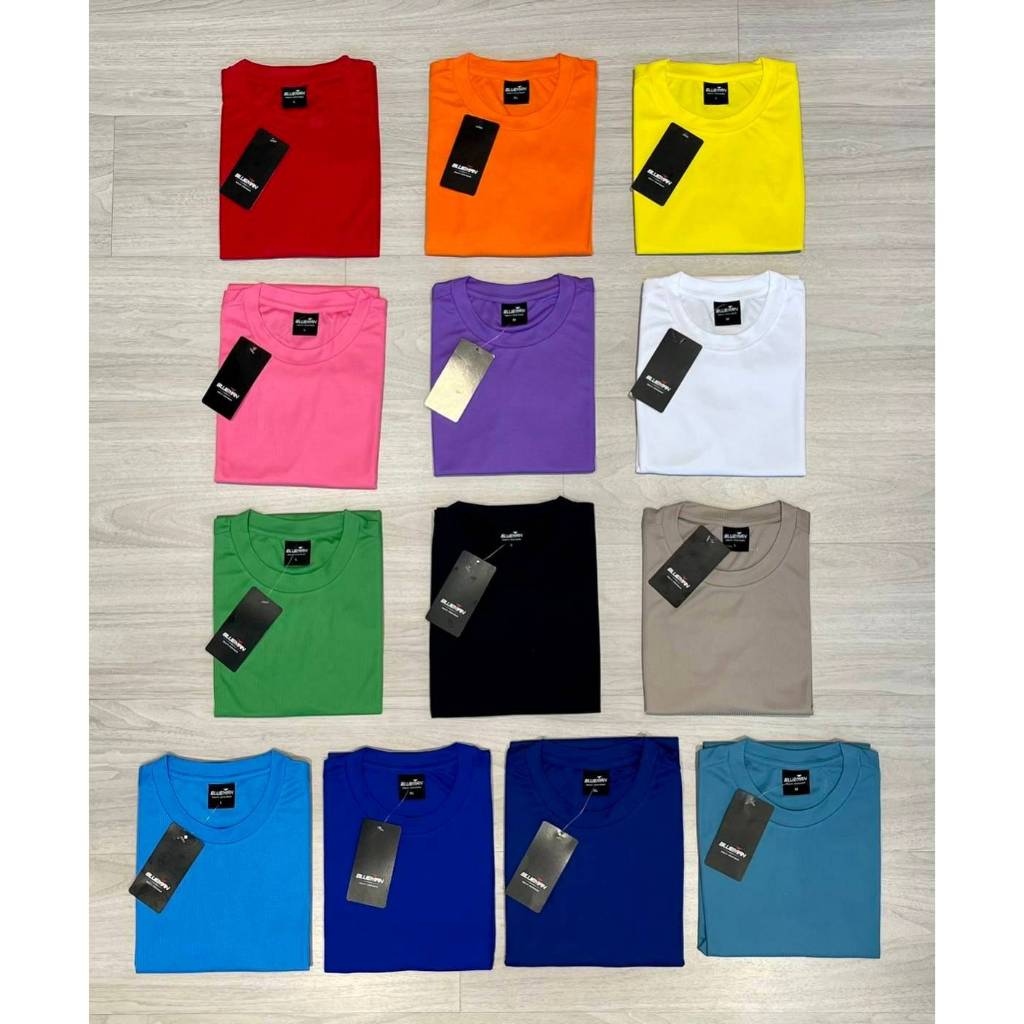 Blueman เสื้อคอกลม แขนสั้น ผ้ากีฬา (BM008) by suntysport