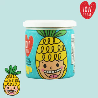 เลิฟฟาร์ม (LOVEFARM) สับปะรดพริกเกลือ 160 กรัม ผลไม้อบแห้ง