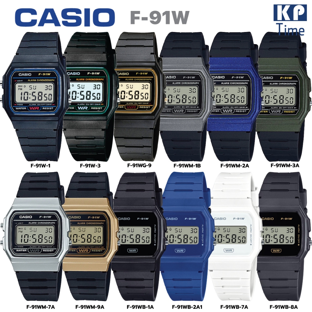 Casio นาฬิกาข้อมือผู้ชาย/ผู้หญิง สายเรซิน รุ่น W-218H ของแท้ประกันศูนย์ CMG