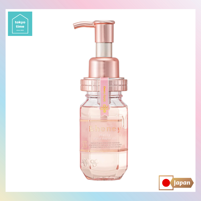 [&Honey] Outbath Treatment_Melty Moist Repai Hair Oil_3.0_100ml_น้ำมันใส่ผม [Direct from Japan]