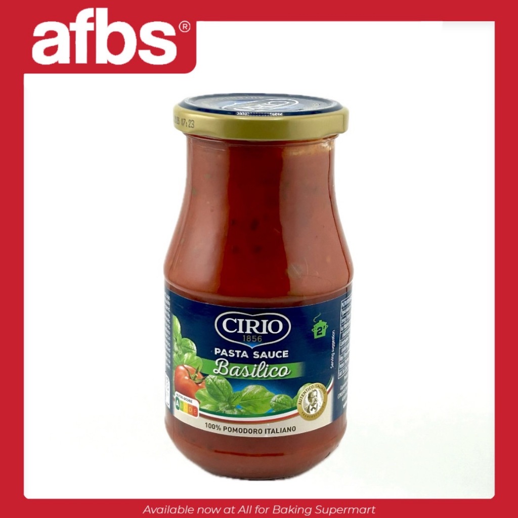 SUPERMART Cirio Pasta Sauce Basilica 420 g.พาสต้าซอส ผสมเบซิล ขนาด 420 กรัม#1115748