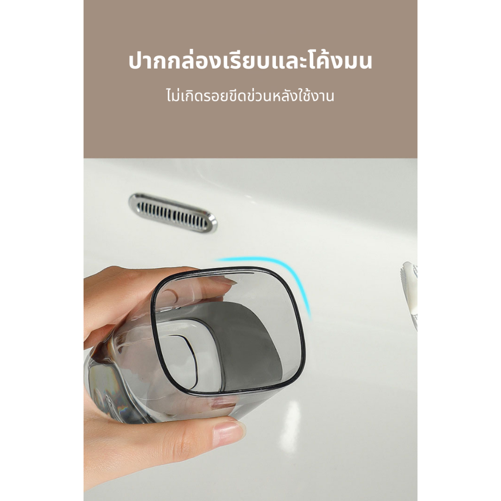 ที่ใส่แปรงสีฟัน ขนาดเล็กและน้ำหนักเบา ง่ายต่อการพกพาขณะเดินทางหรือตั้งแคมป์ 1ชิ้น - รูปที่ 4