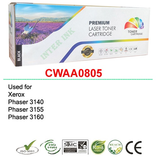 ตลับหมึก Fuji Xerox Phaser 3140/ Phaser 3155/ Phase 3160 (CWAA0805) สีดำ Compatible