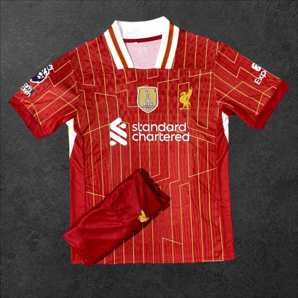 ใหม่ล่าสุด เสื้อฟุตบอลทีม ชุดสาม เกรดแฟนบอล 2024/2025 Full Option (เสื้อ+กางเกง พร้อมส่ง)