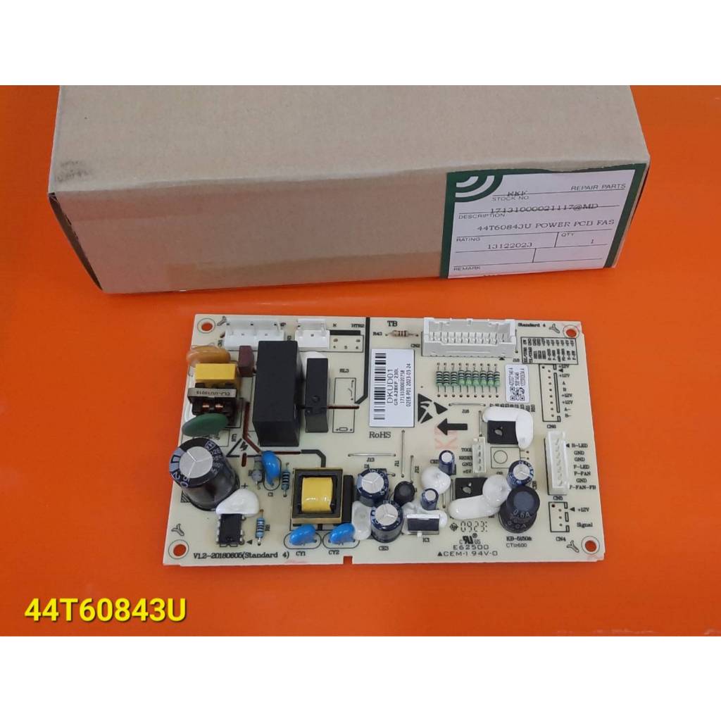 44T60843U  PCB POWER บอร์ดตู้เย็น Toshiba (สีครีม) GR-A28KP