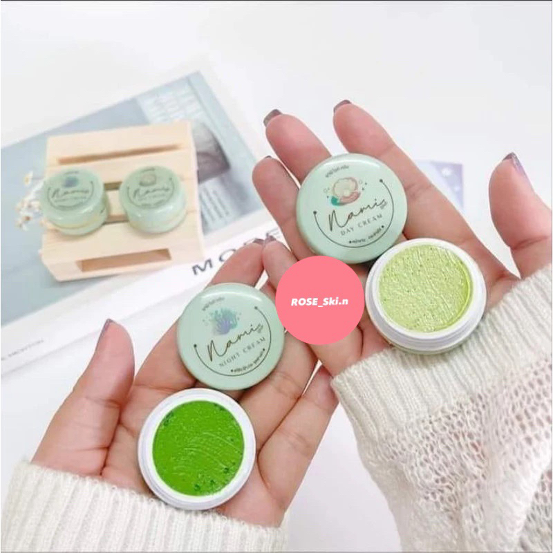 ครีมนามิไวท์ 1 ชุด 2 ตลับ ครีมกลางวัน + กลางคืน ของแท้ 100% - รูปที่ 2