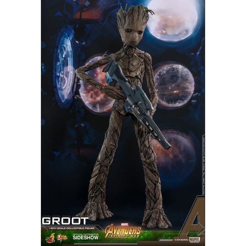 hot toys groot infinity war : rare item ของตามรูป