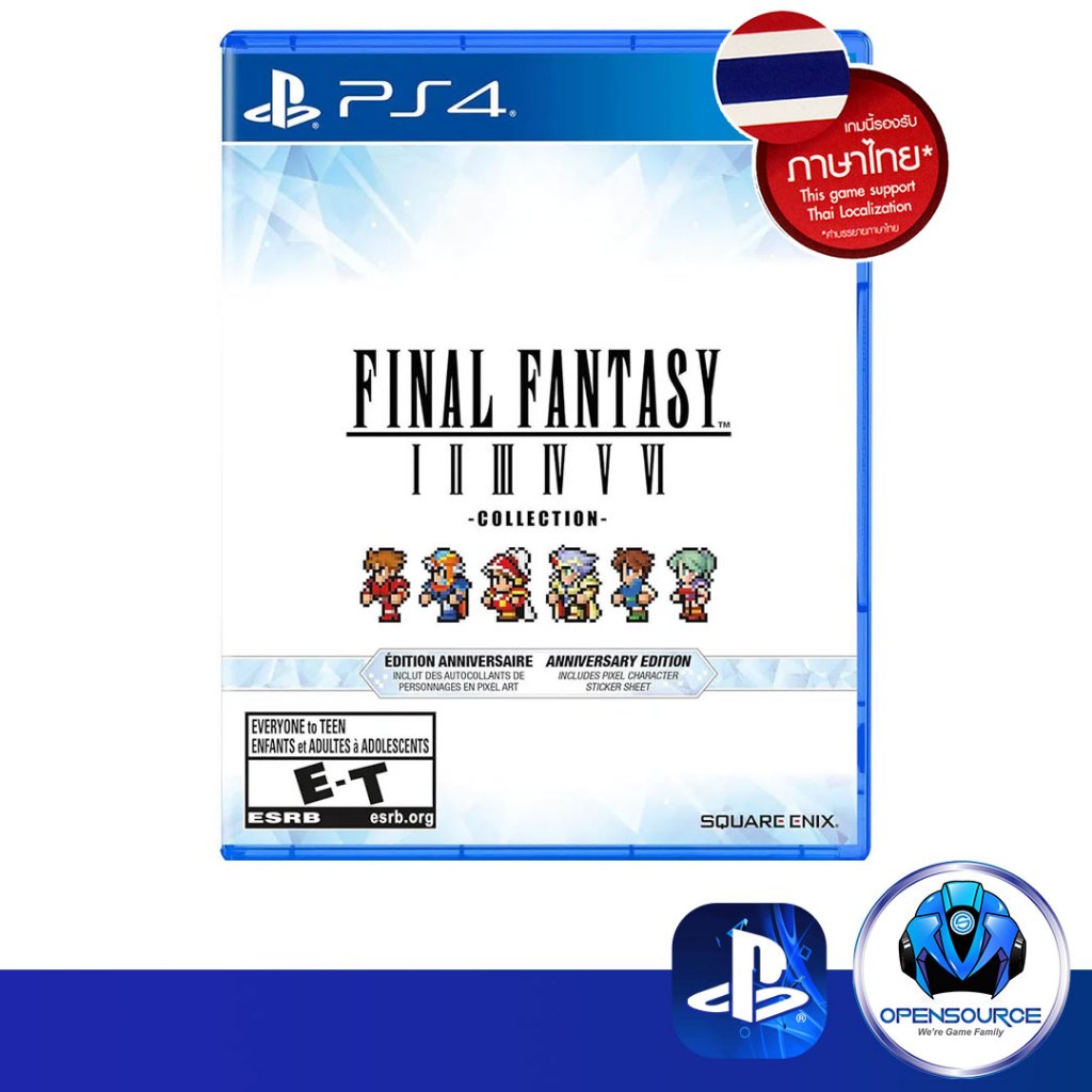 [พร้อมส่ง]Playstation: FINAL FANTASY Collection Pixel Remastered I–VI Bundle (US Z1 แท้มือแดง เมกา) 